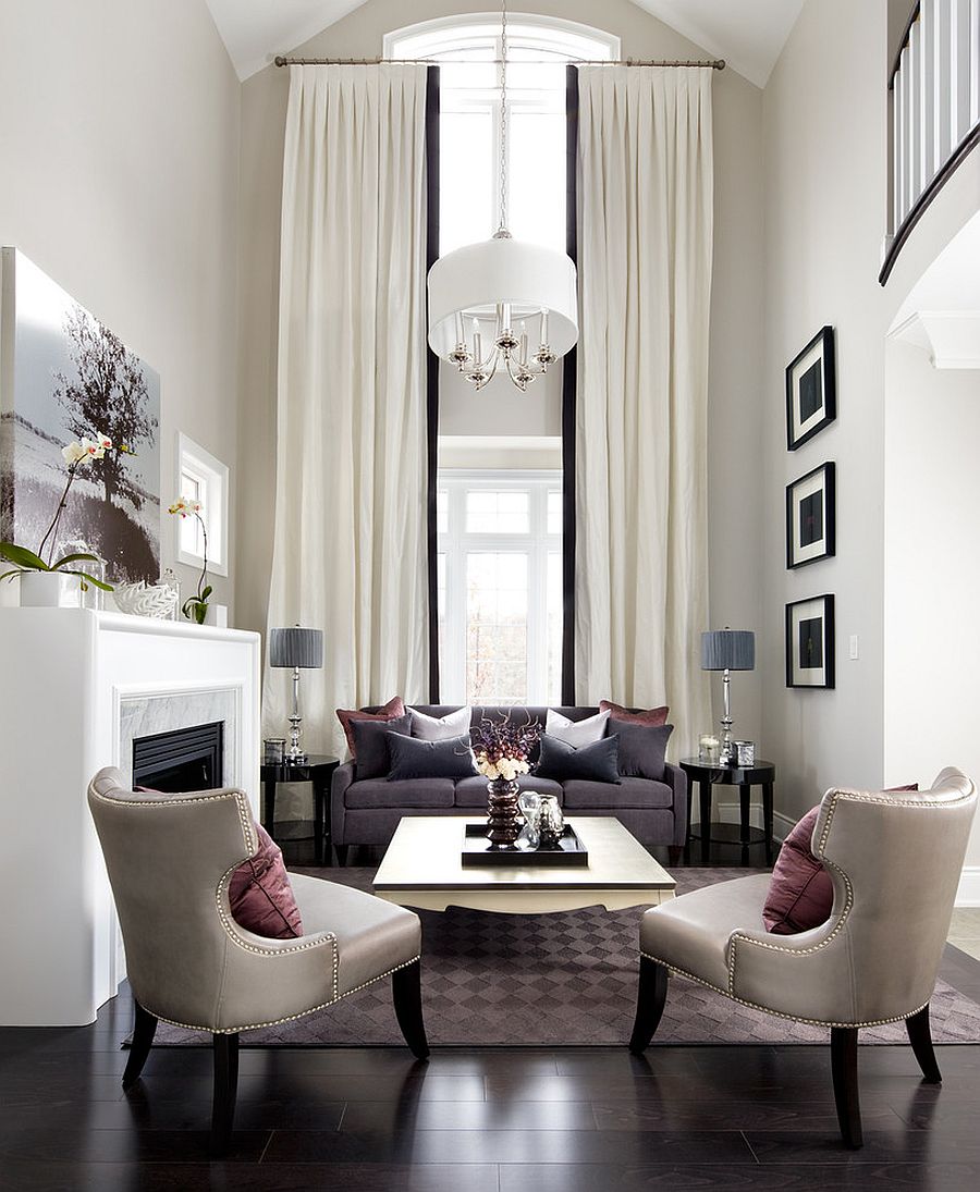 Sizing It Down How to Decorate a Home with High Ceilings