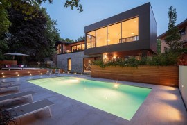 Fabulous outdoor landscape extends the living space with its cool design