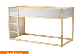 IKEA Kura Bed Before