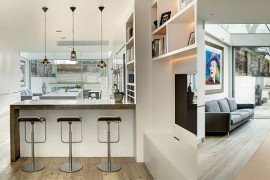 Interior of the renovated Victorian home in London