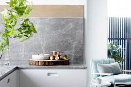 Natural materials and accents add beuaty to the cheerful home