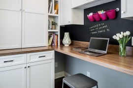 Never forget another chore or appointment with the chalkboard wall