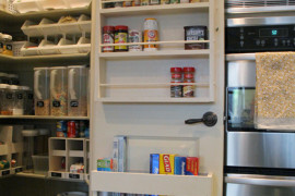 Pantry Door with Spice Rack