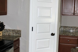 Plain White Pantry Door Before
