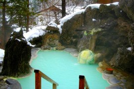 Private Winter Hot Tub
