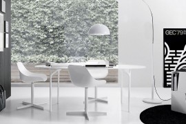 Smart table works equally well in both dining rooms and home offices
