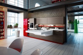 Versatile kitchen compositions for the urbane home