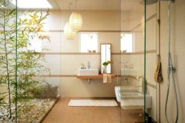 Zen Bamboo Bathroom offers a tranquil retreat