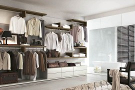 A walk-in closet design that oozes luxury