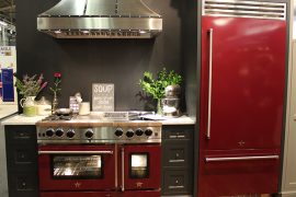 Architectural Digest Home Design Show 2015 Red Kitchen