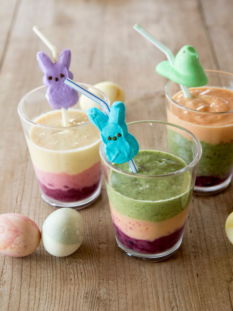 Children's Easter smoothie idea by Patricia's Table for Camille Styles