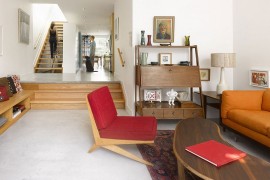 Decor with Midcentury flair give the home a timeless yet modern look