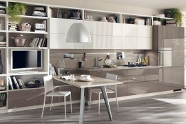 Fluida wall systems give the kitchen compositional freedom