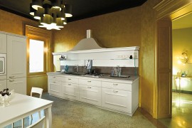 Interesting use of gold in the contemporary kitchen