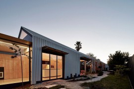 Narrow design of the Cut Paw Paw home in Seddon