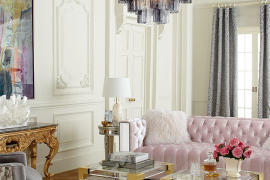 Plush Pastel Furniture in Posh Room