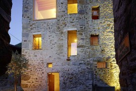 Renovated stone house in Switzerland