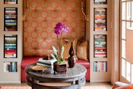 A reading zone that offers tranquility and comfort