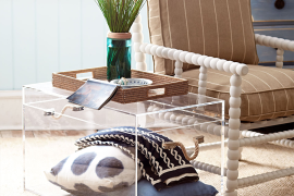 Acrylic Trunk with Textiles
