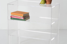 Anthropologie Clear Shelf