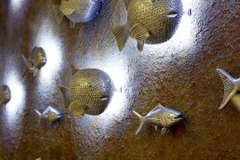 Brilliant wall additions try and bring the charm of ocean indoors