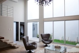 Cereza House Courtyard with Vertical Garden