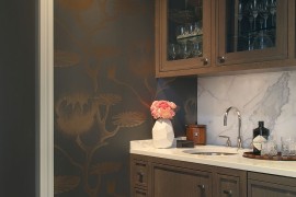 Chic bar design exudes sophsitication