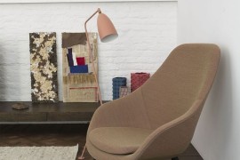 Cozy reading nook in the living room