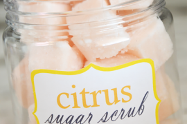 DIY Sugar Scrub Cubes