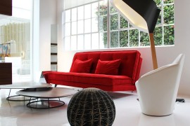 Daybed adds both color and style to the living room
