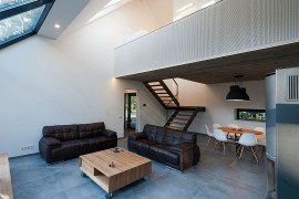Decor inisde the Black House Blues is kept simple and minimal