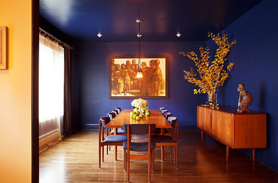 How To Use Diverse Shades Of Blue To Craft A Brilliant Dining Room