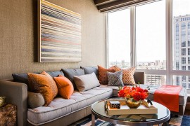 Elegant Nomade Sectional doubles as a comfy bed