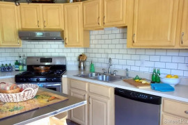 Faux Painted Subway Tiles