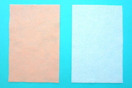 Felt in identical sizes