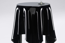 Ghostie Black Side Table