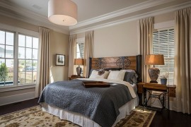 Headboard that matches the antique sewing nightstands