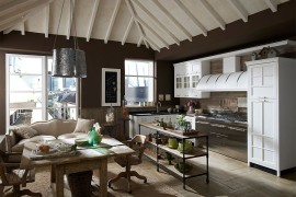 Lovely kitchen design tha grows along with the needs and changing lifetsyle of its owners