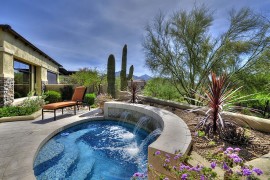 Maybe what you need is a spa with water feature