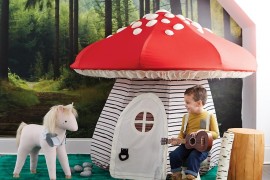 Mushroom playhouse from The Land of Nod