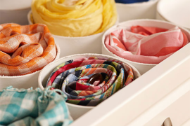 PVC Pipe Scarf Storage
