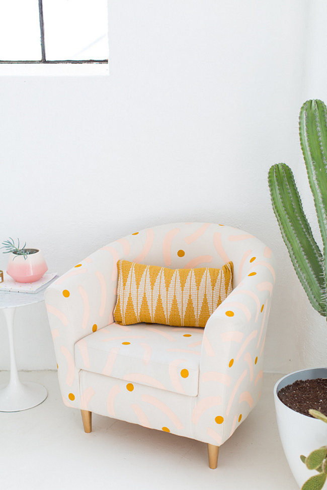 Painted chair idea from Sugar and Cloth