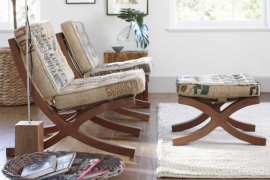 Recycled Jute Sack Chair