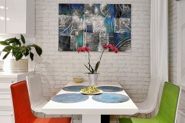 Small dining area idea for tiny apartment