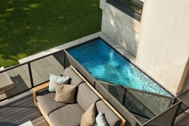 Smart pool and deck design makes use of available space