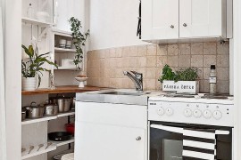 Tiny kitchen idea for the small Scandinavian home