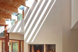 Unique ceiling brings in ample natural light