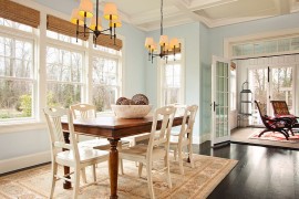 Use blue instead of white for a neutral backdrop