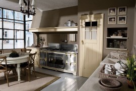 Artisanal Modula Kitchen inspired by Mediterranean design by Marchi