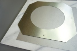 Cardstock or art paper can double as a mat for the photograph